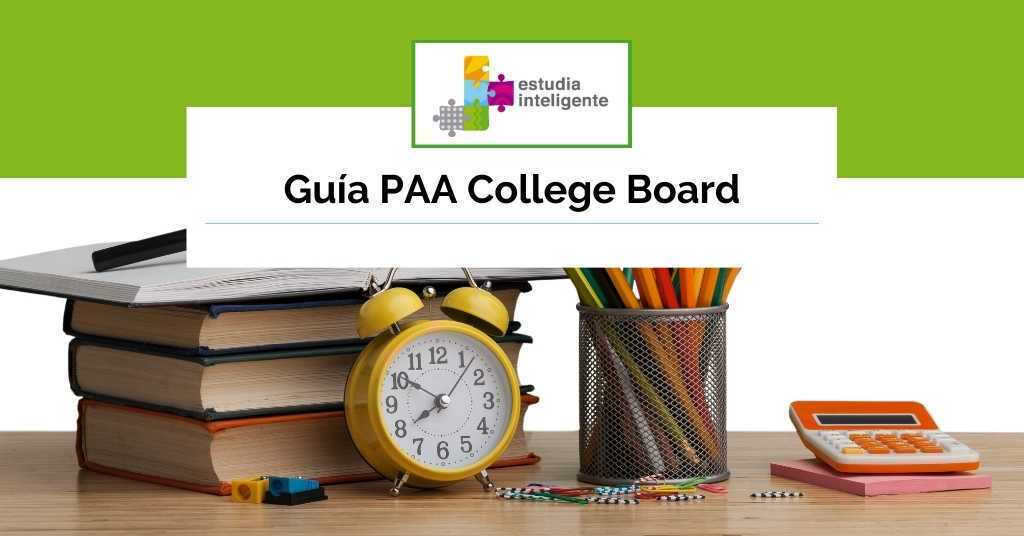 Guía PAA College Board