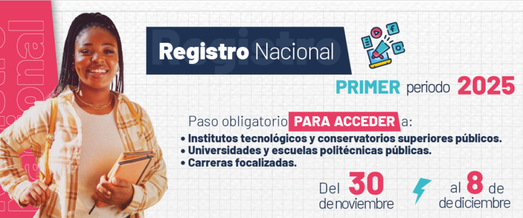 Registro Nacional Primer Periodo